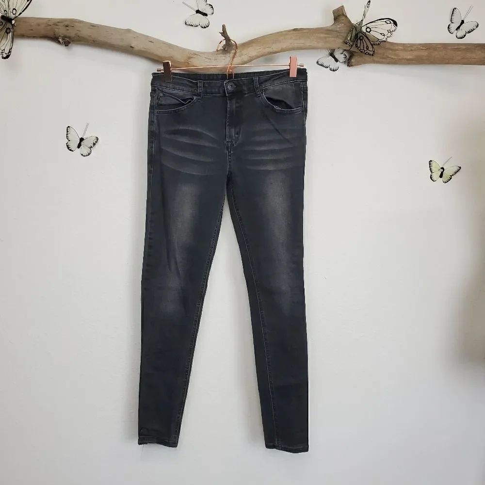 Hudson Lian black rubbed skinny Jean